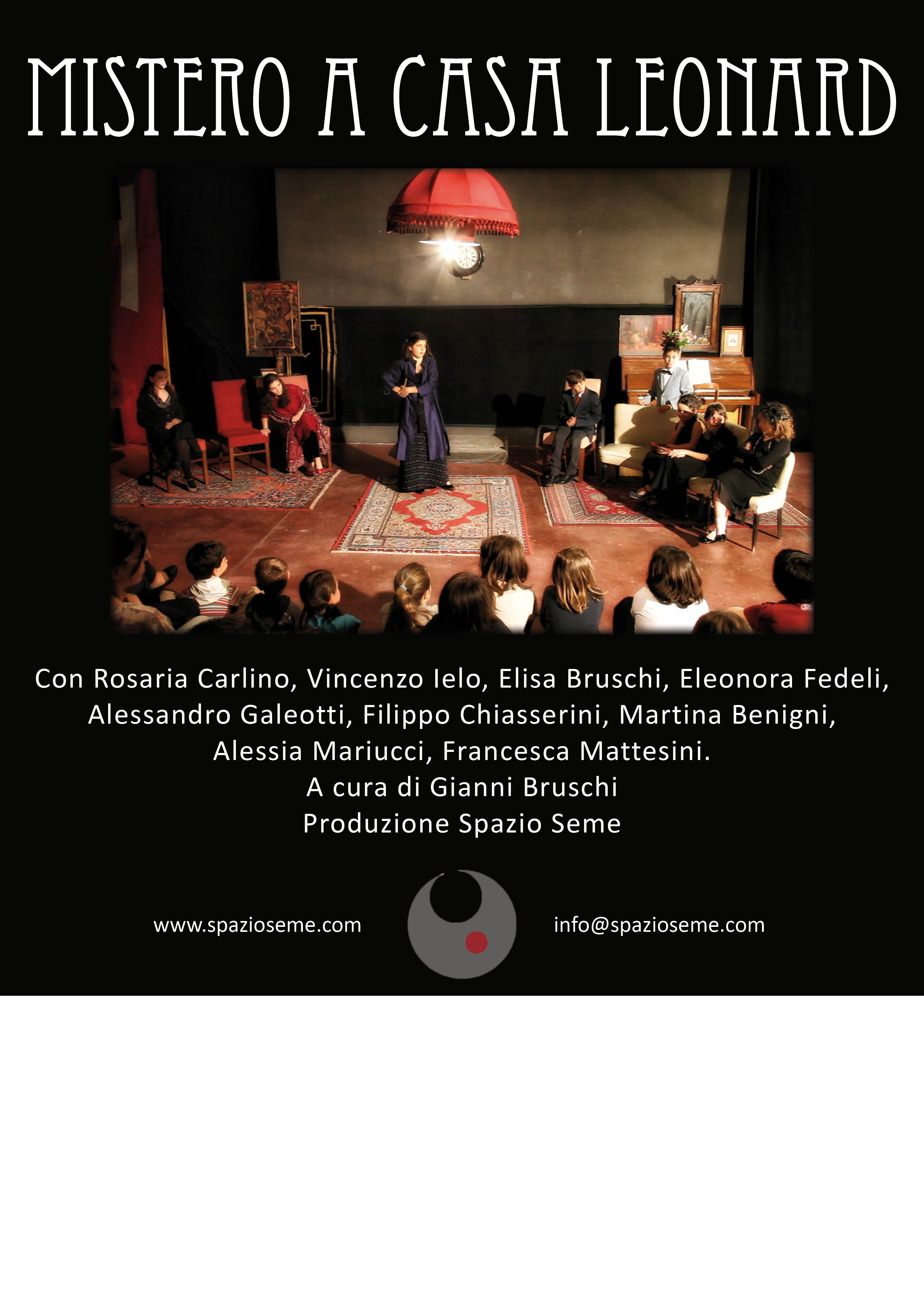locandina mistero a casa leonard