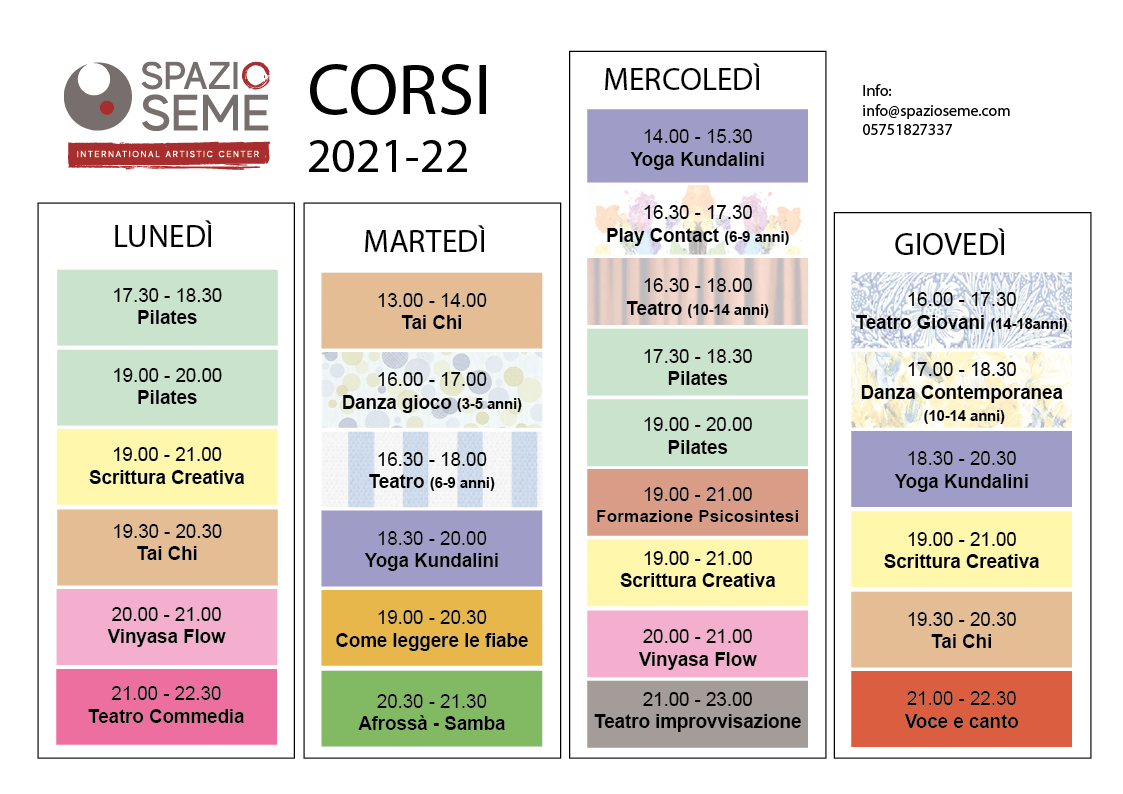 Orari Spazio Seme